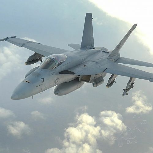 Скачать звуки истребителя-штурмовика F/A-18 (Хорнет)