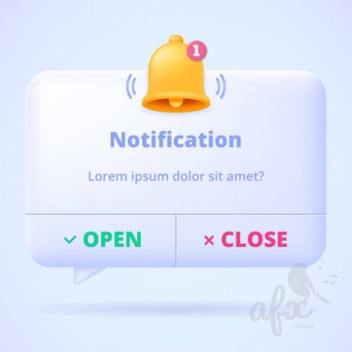 Скачать звуки уведомлений в интерфейсе (UI Alert)