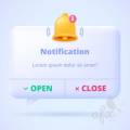 Уведомление в интерфейсе (UI Alert)